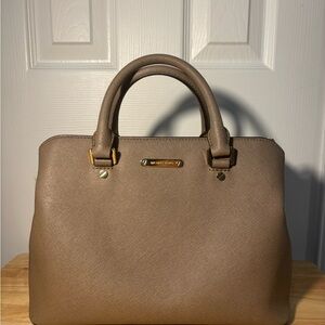 Michael Kors Brown Leather Satchel